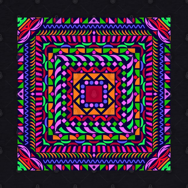 Colorful Mandala Pattern #2 by TeeGo